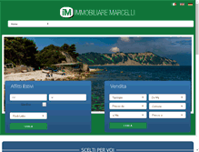 Tablet Screenshot of immobiliaremarcelli.it